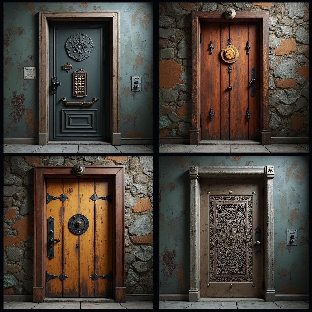 3 Panel Mission Door Variations