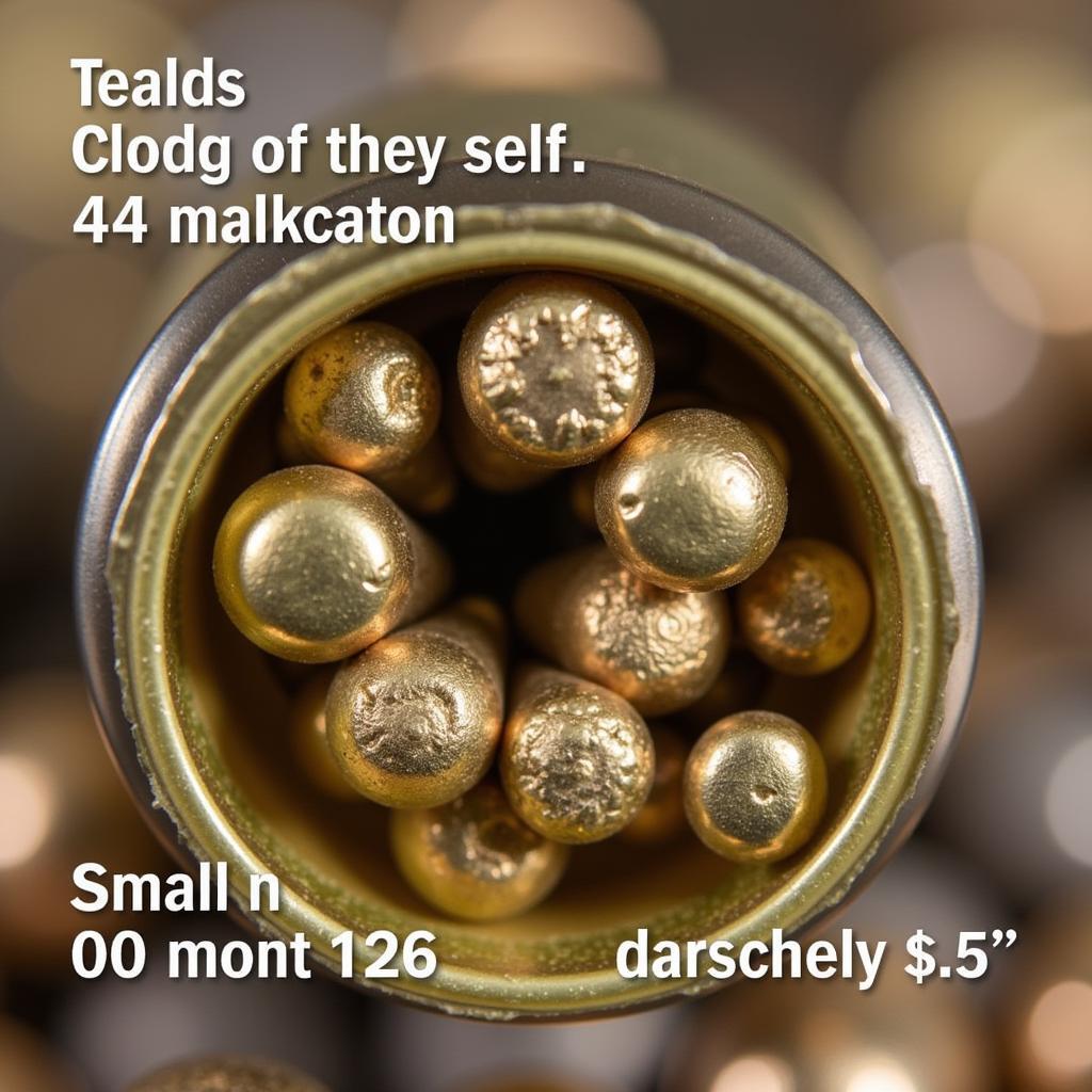 #4 Buckshot Pellets Close Up