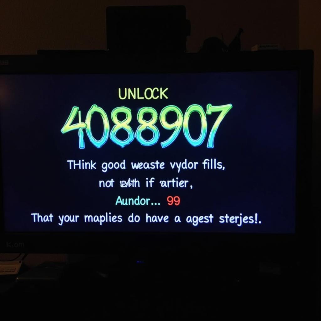 408907 in Gaming - An image showcasing how 408907 might appear as a code or achievement within a video game interface, hinting at its potential role in unlocking special features or content.