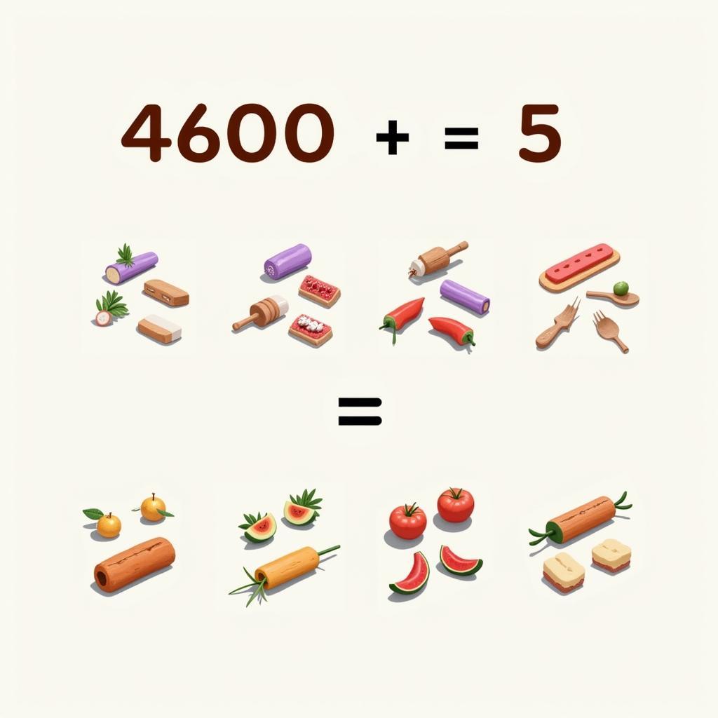 Example of Multiplying 4600 by 5