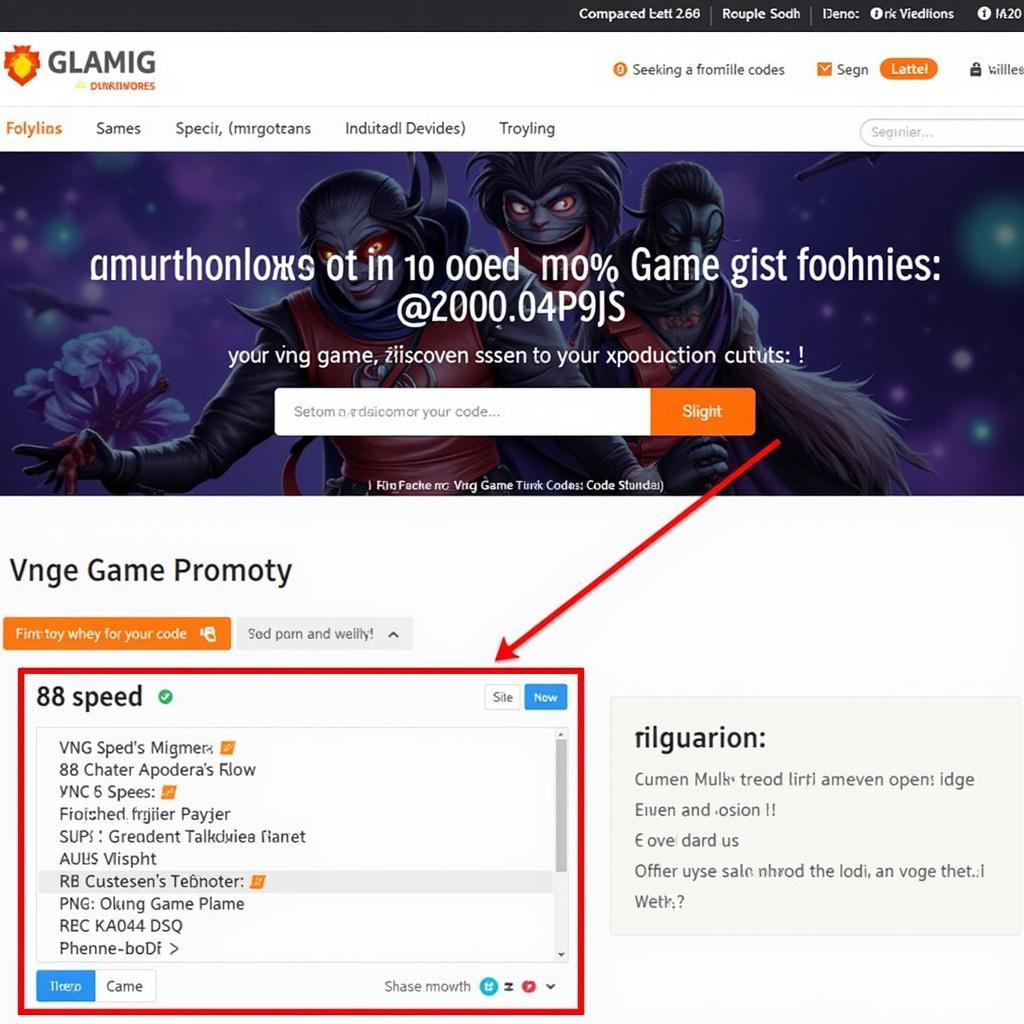 Finding 86 Speed Discount Codes on the Official VNG Game Website