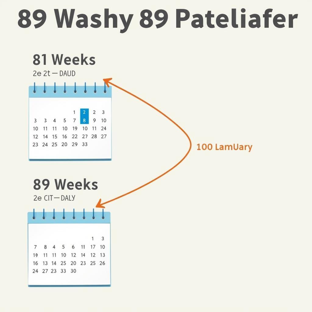 89 Weeks Calendar Calculation