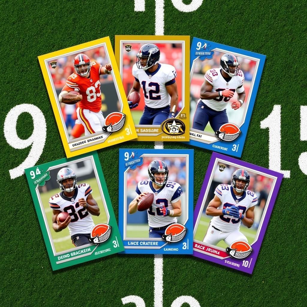 91 Score Football Card Rookies - Featuring Promising Young Players with High Potential