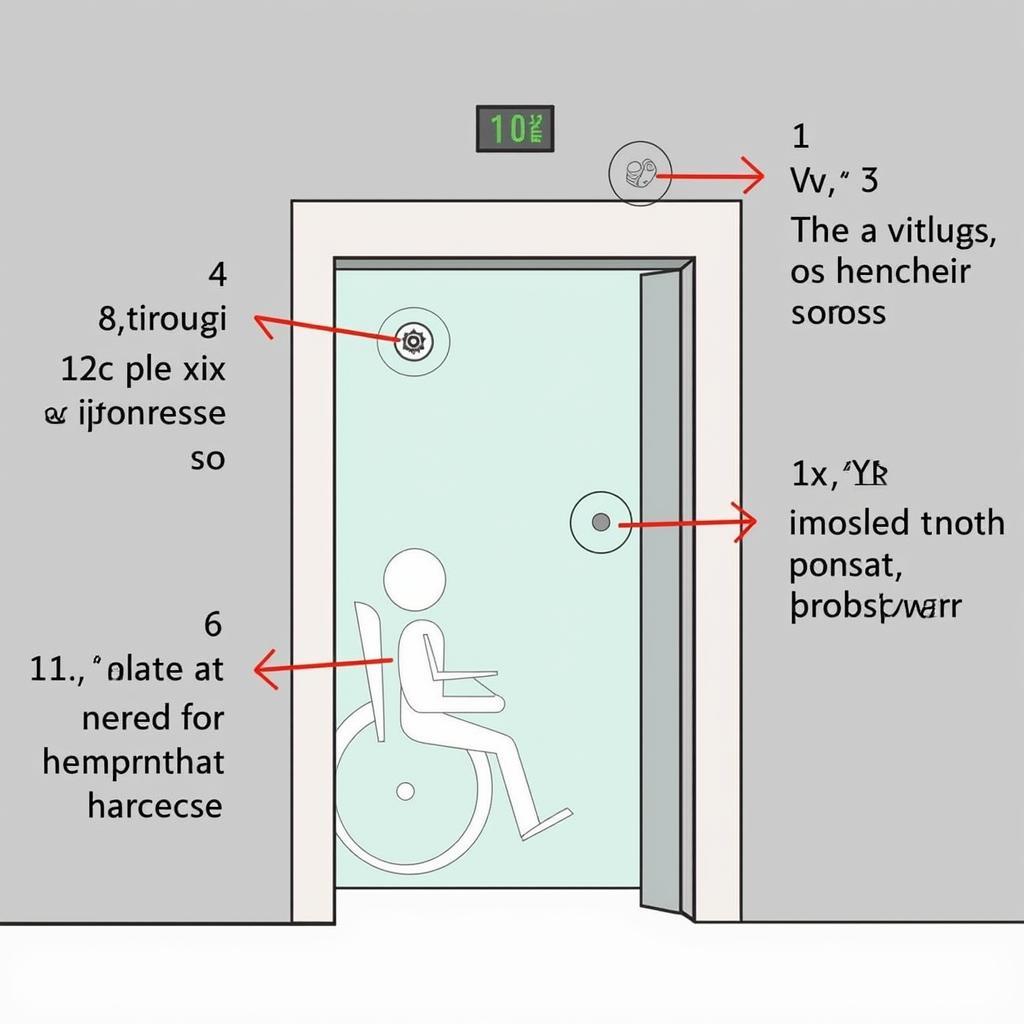 Accessibility Features in an Elevator Bay