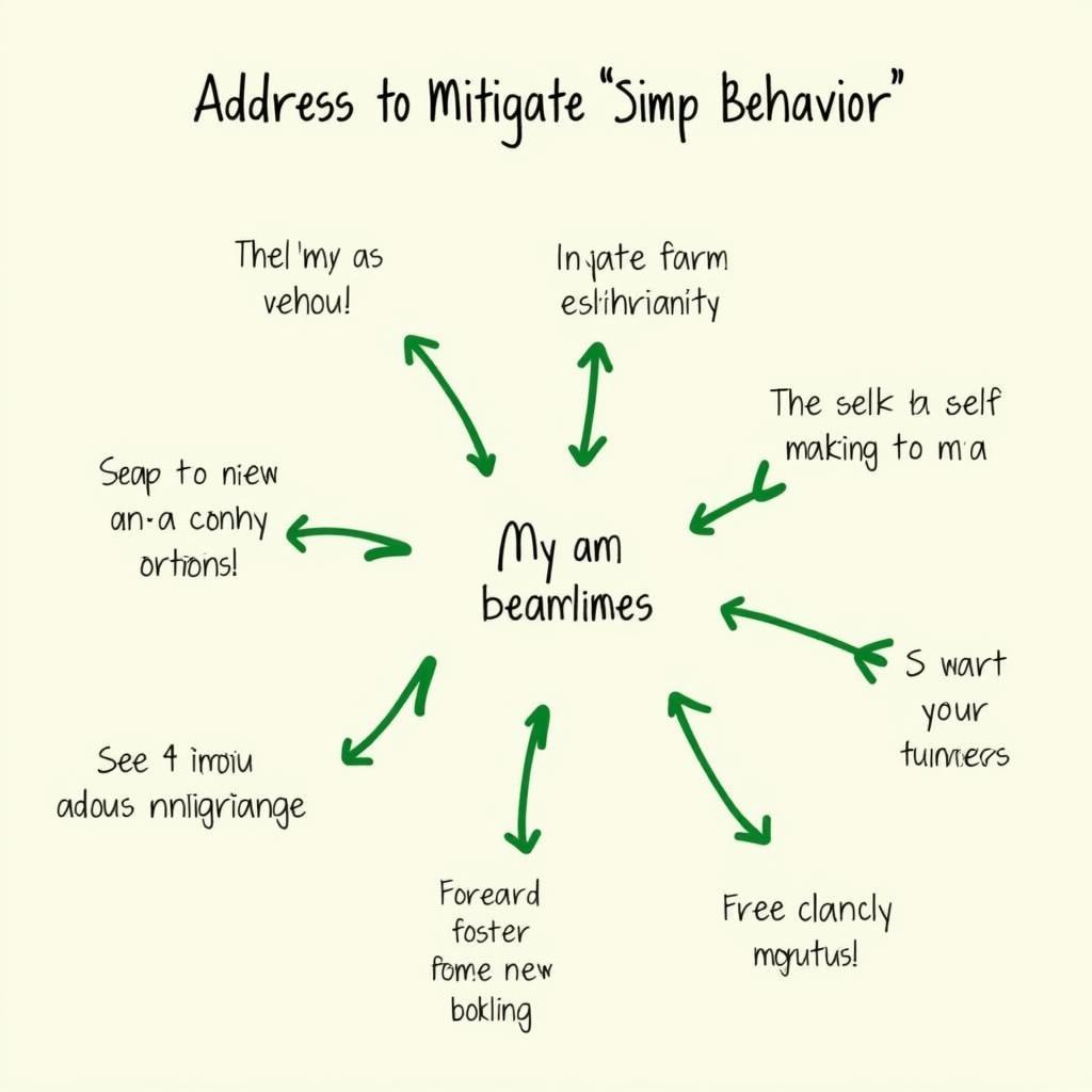 Addressing and Mitigating Simp Behavior