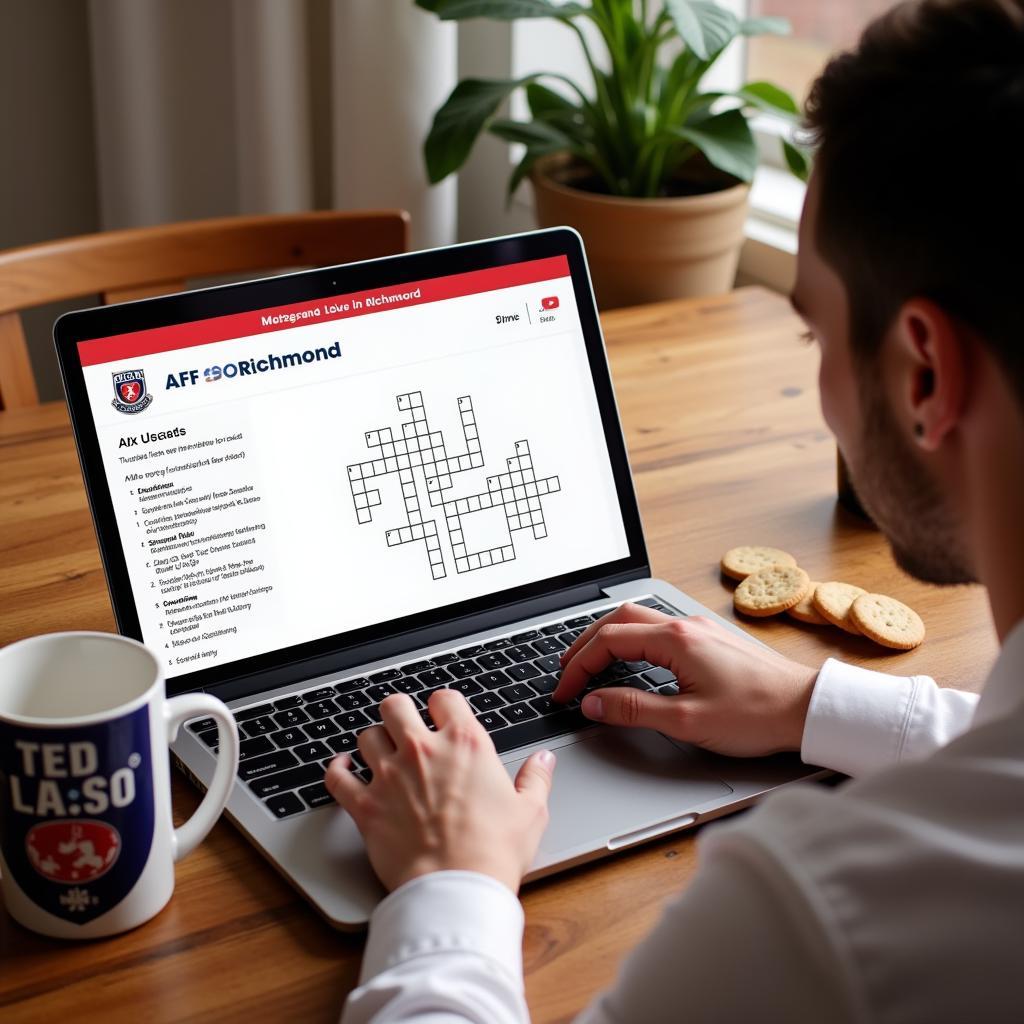 AFC Richmond Coach Lasso Crossword Puzzle Online