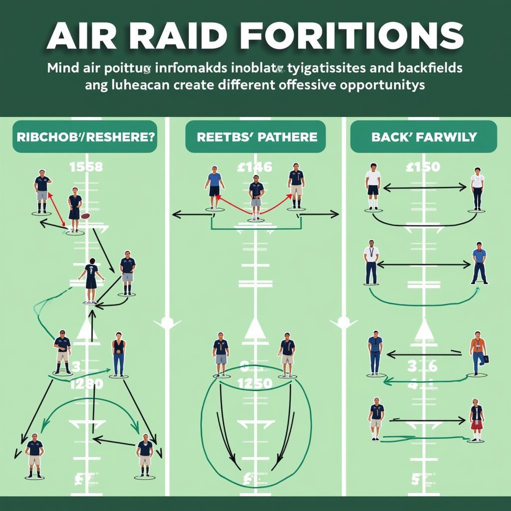 Variations of Air Raid Formations