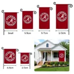 Alabama Football House Flags in Various Sizes