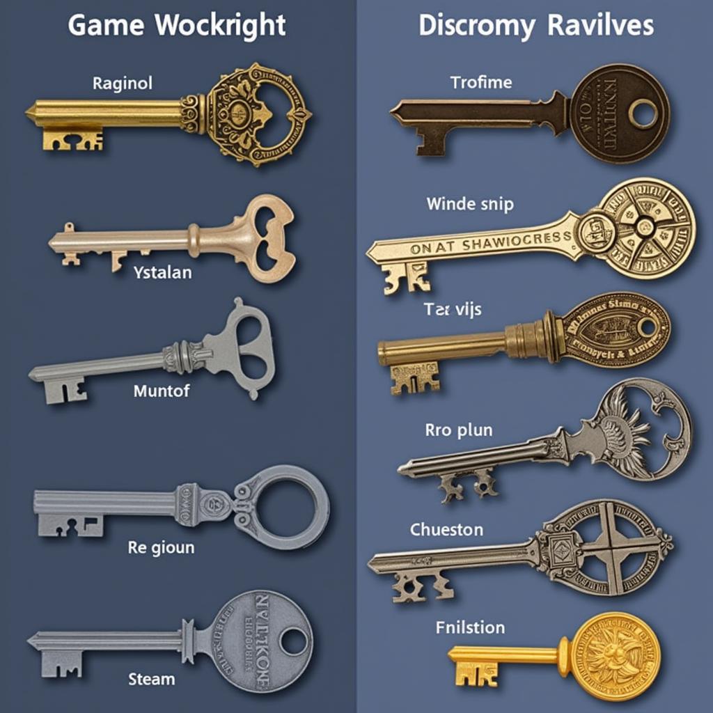 Alice Madness Returns Different Key Types