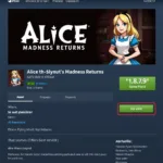 Alice Madness Returns Steam Key Screenshot