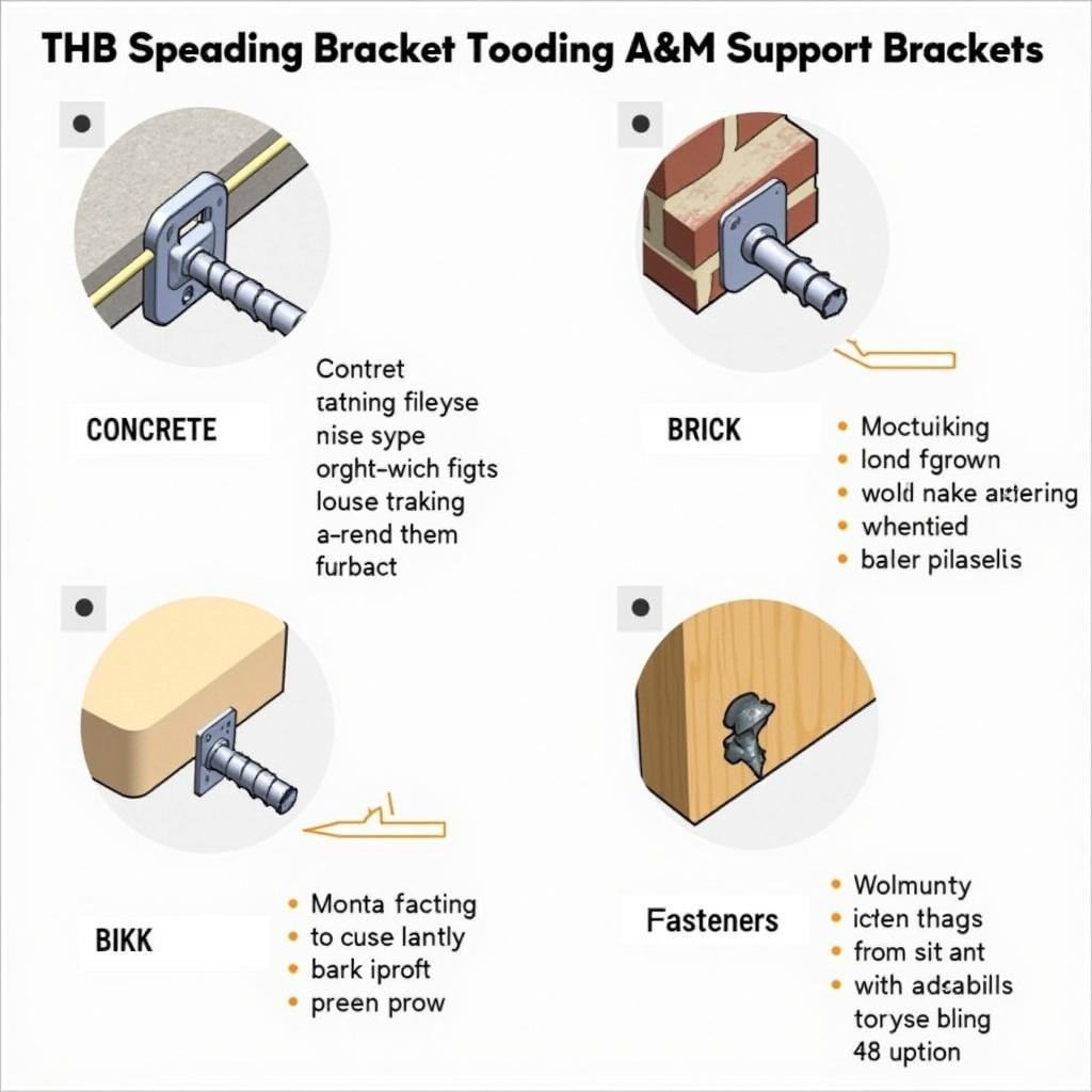 A&M Support Bracket Installation on Different Surfaces