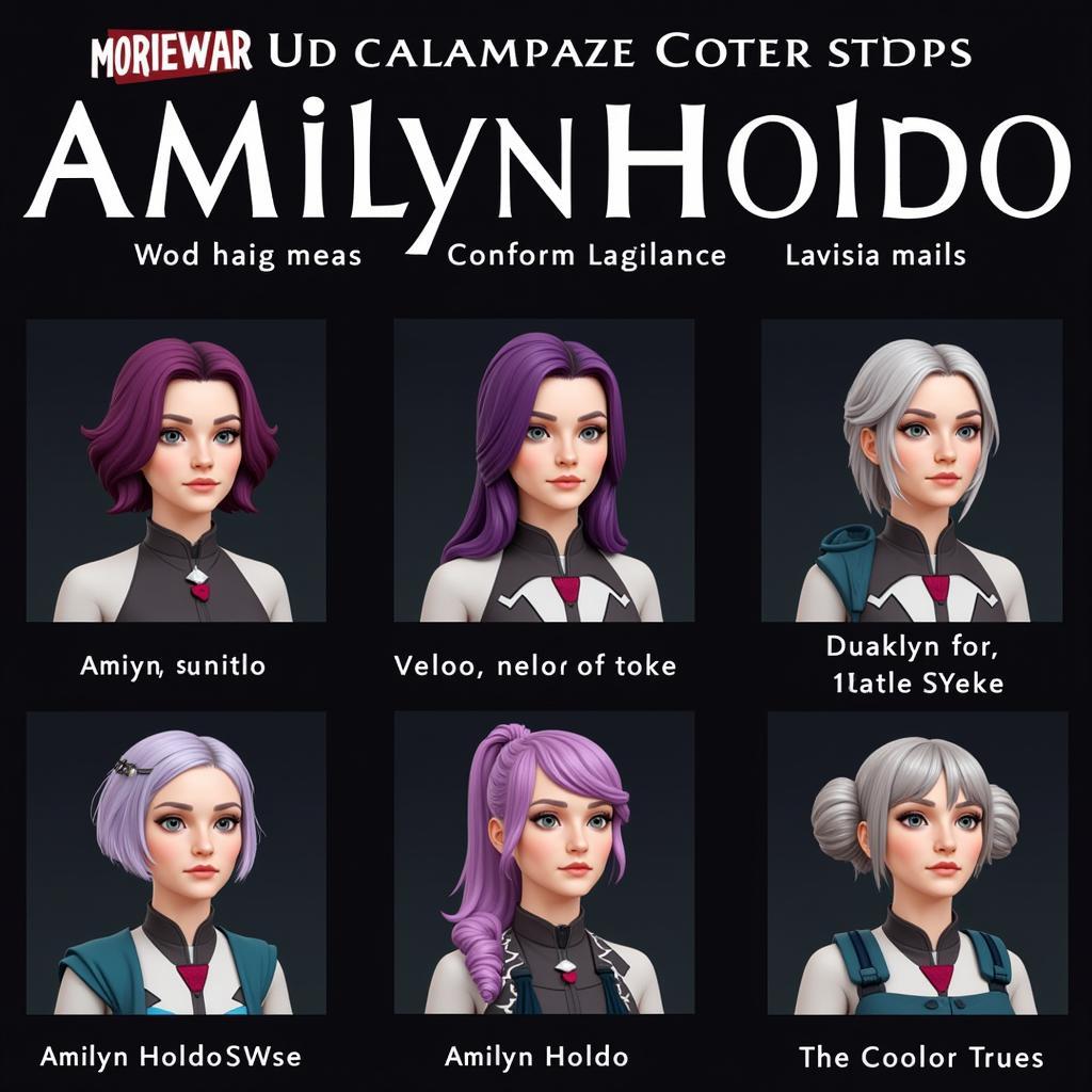 Amilyn Holdo Visual Mods: Exploring Different Hairstyles and Uniforms