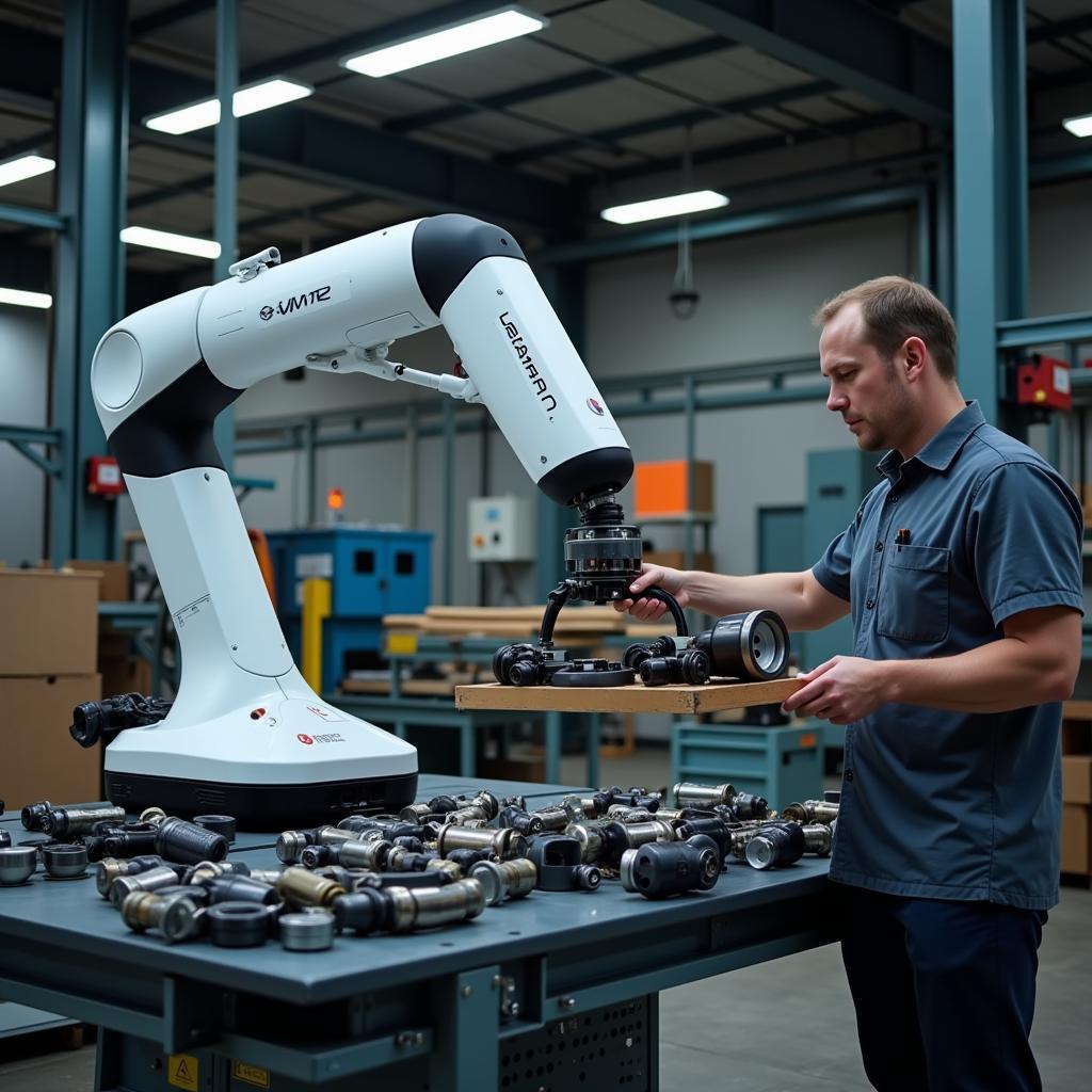 AMR RC in Manufacturing Assembly Line