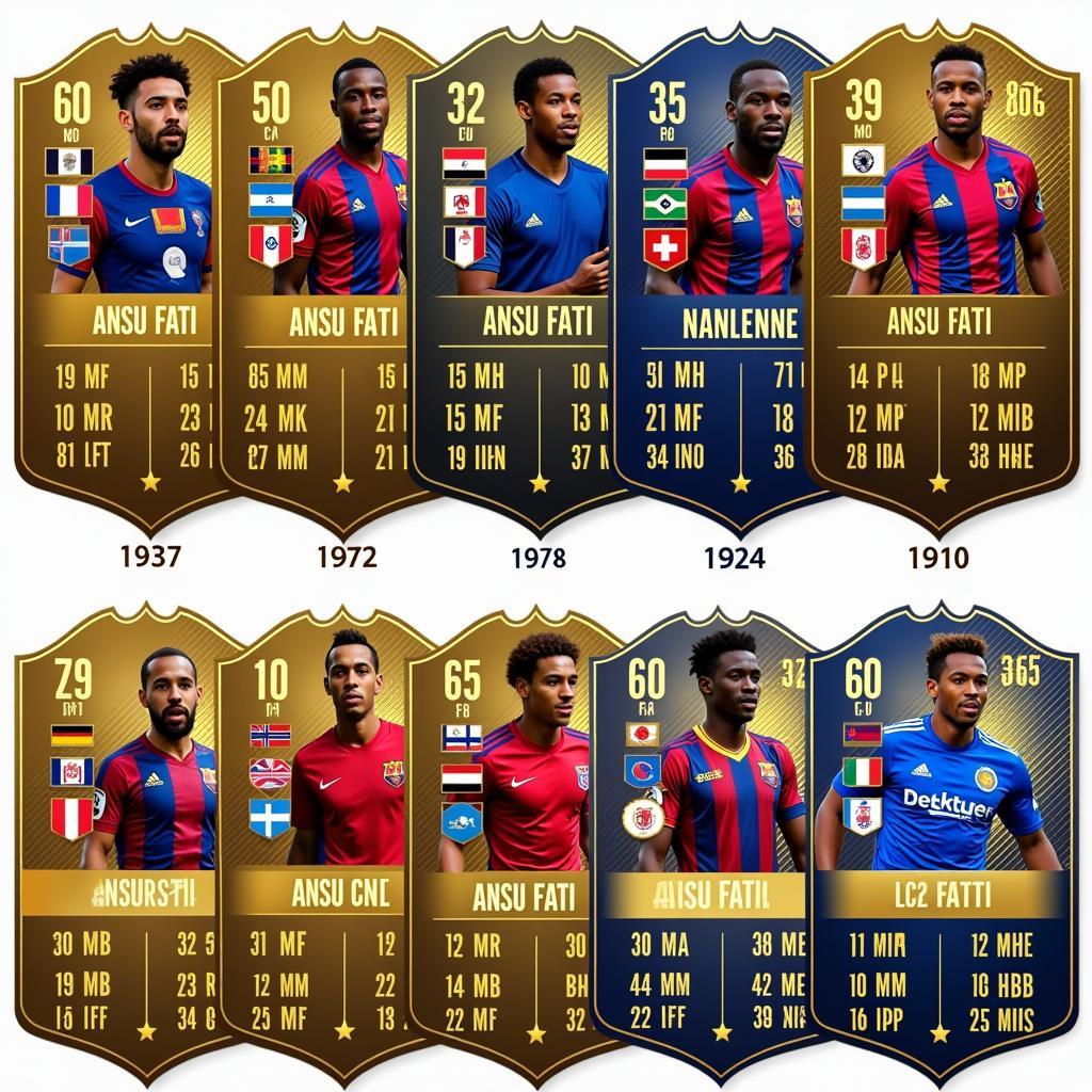 Ansu Fati FIFA Evolution: Card Comparison