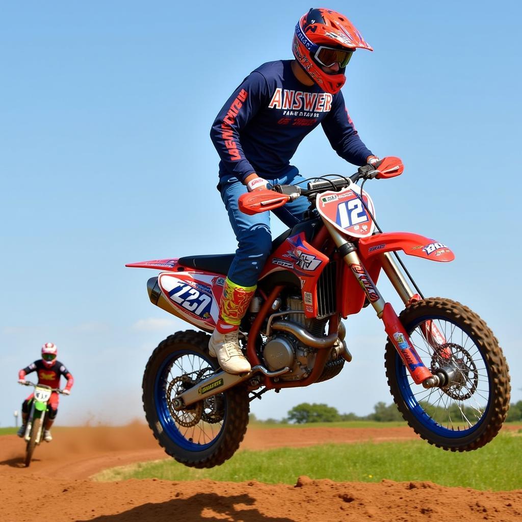 Answer Racing Motocross Gear in Action