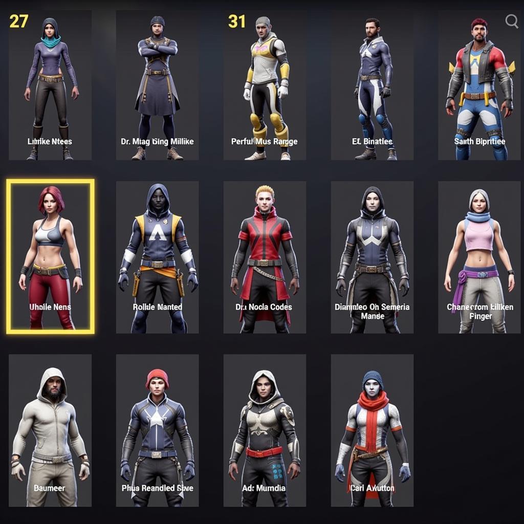 Apex Legends Character Selection Screen Featuring Diamond Skins