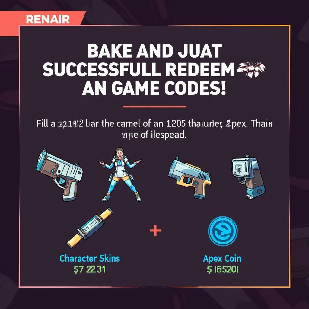 Apex Legends In-Game Rewards From Redeem Code