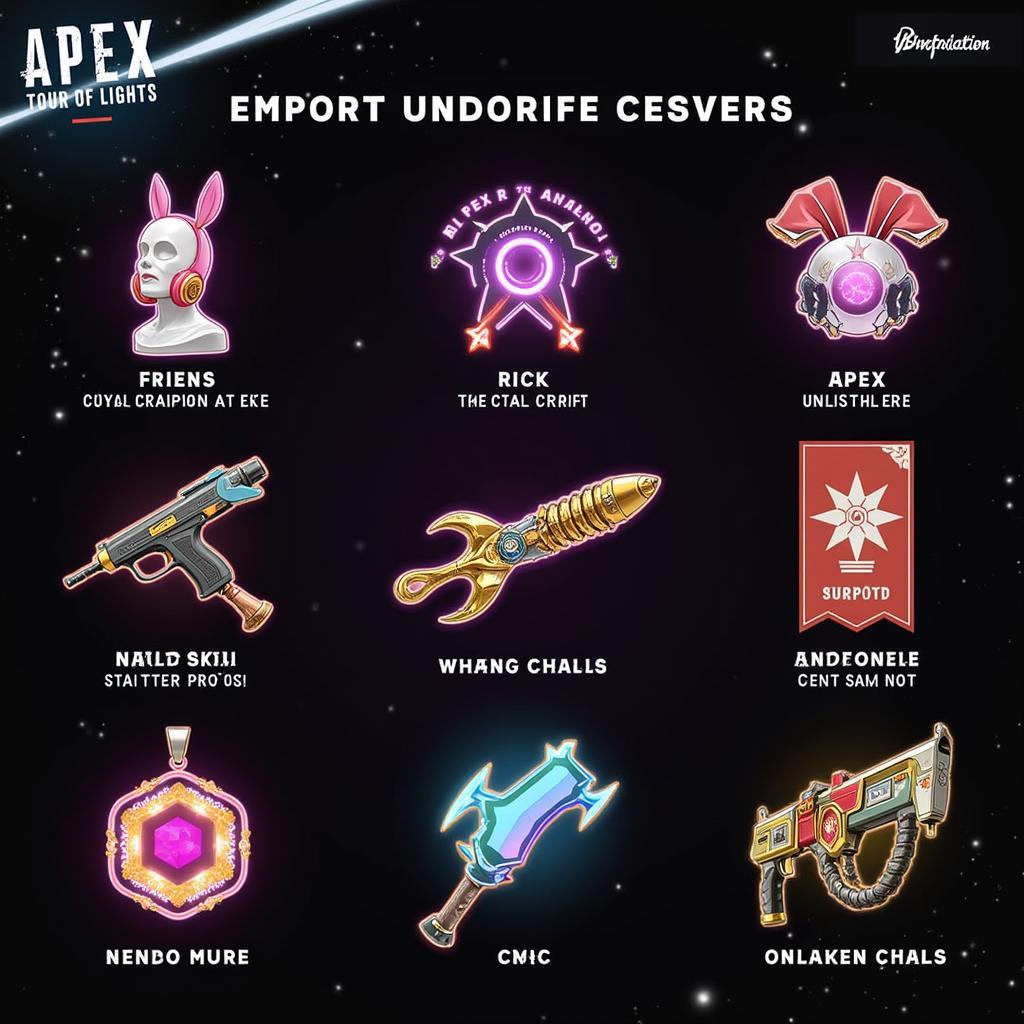 Apex Tour of Lights Exclusive Cosmetics