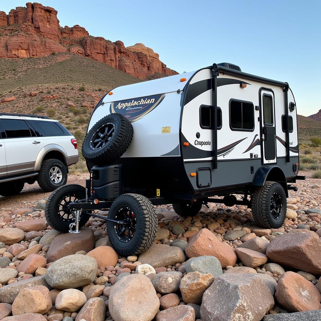 Appalachian Trailer Demonstrating Off-Road Capabilities