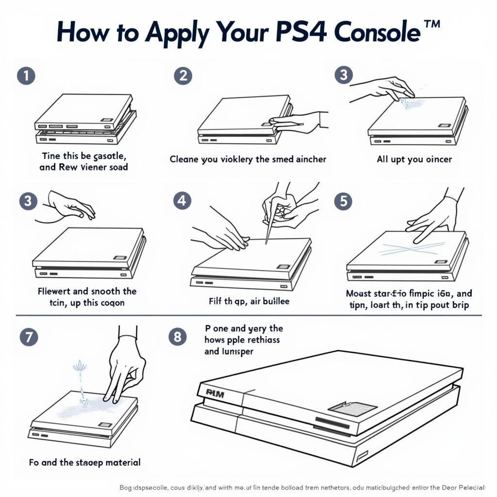 Applying a PS4 Console Sticker