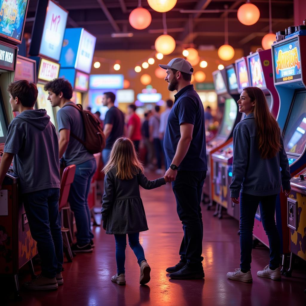 The Social Atmosphere of Arcades