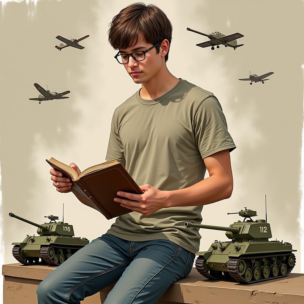 Army Boi Enthusiast Exploring Military History