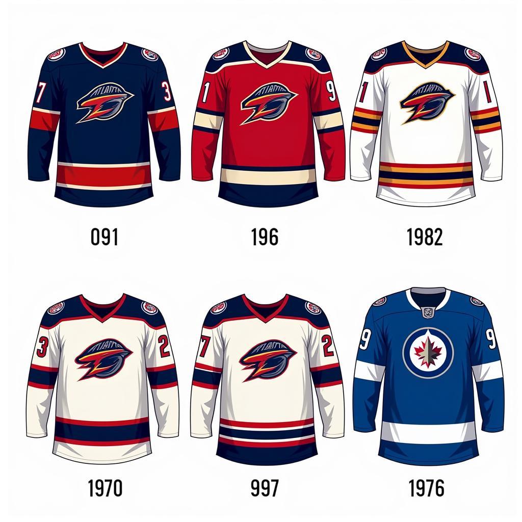 Atlanta Thrashers Jersey History