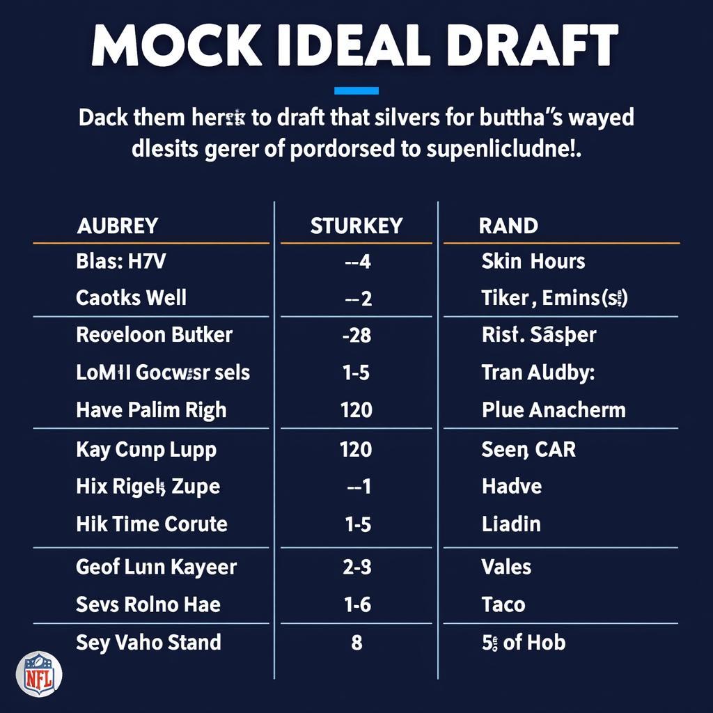 Drafting Strategy for Kickers