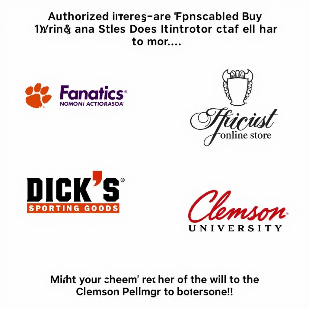 Authentic Clemson Tigers apparel retailers