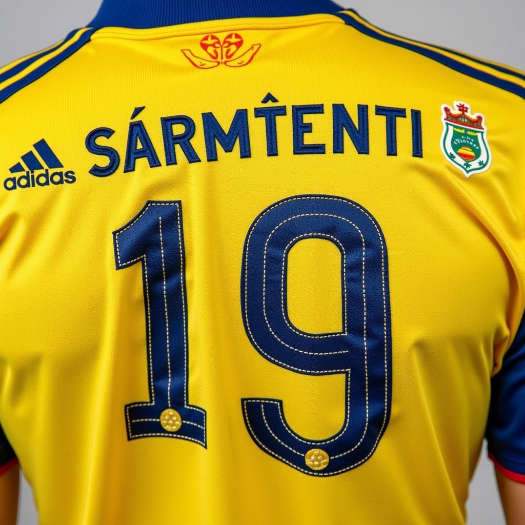 An authentic Jeremy Sarmiento Ecuador Jersey