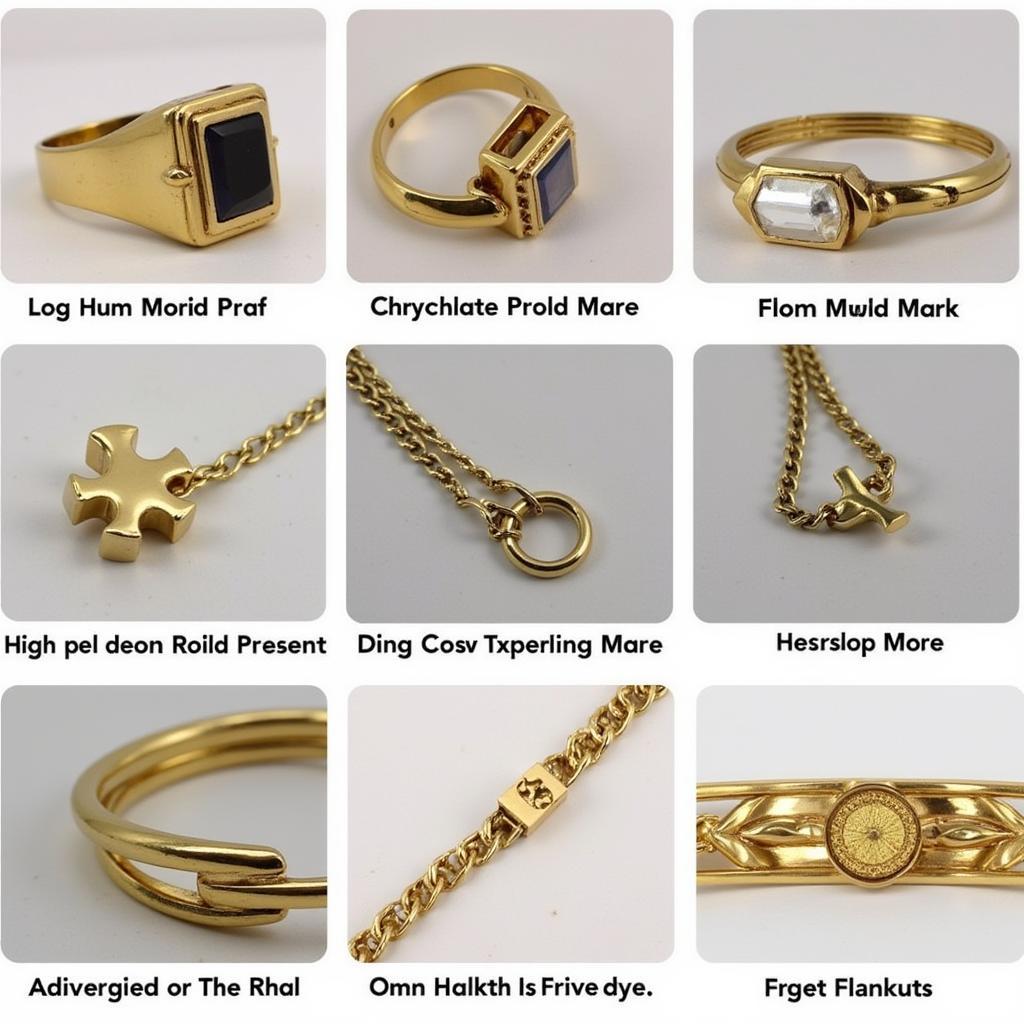 Examples of Authentic Jewelry Marks