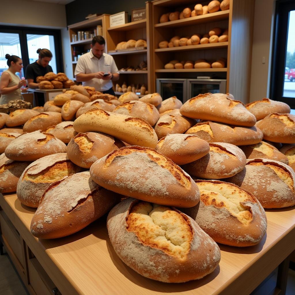 Artisanal Bakery Bread Display