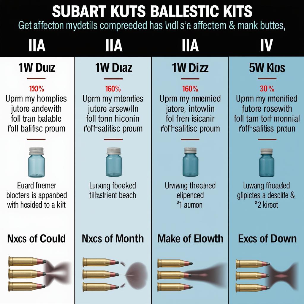 Ballistic Kit Protection Levels Chart