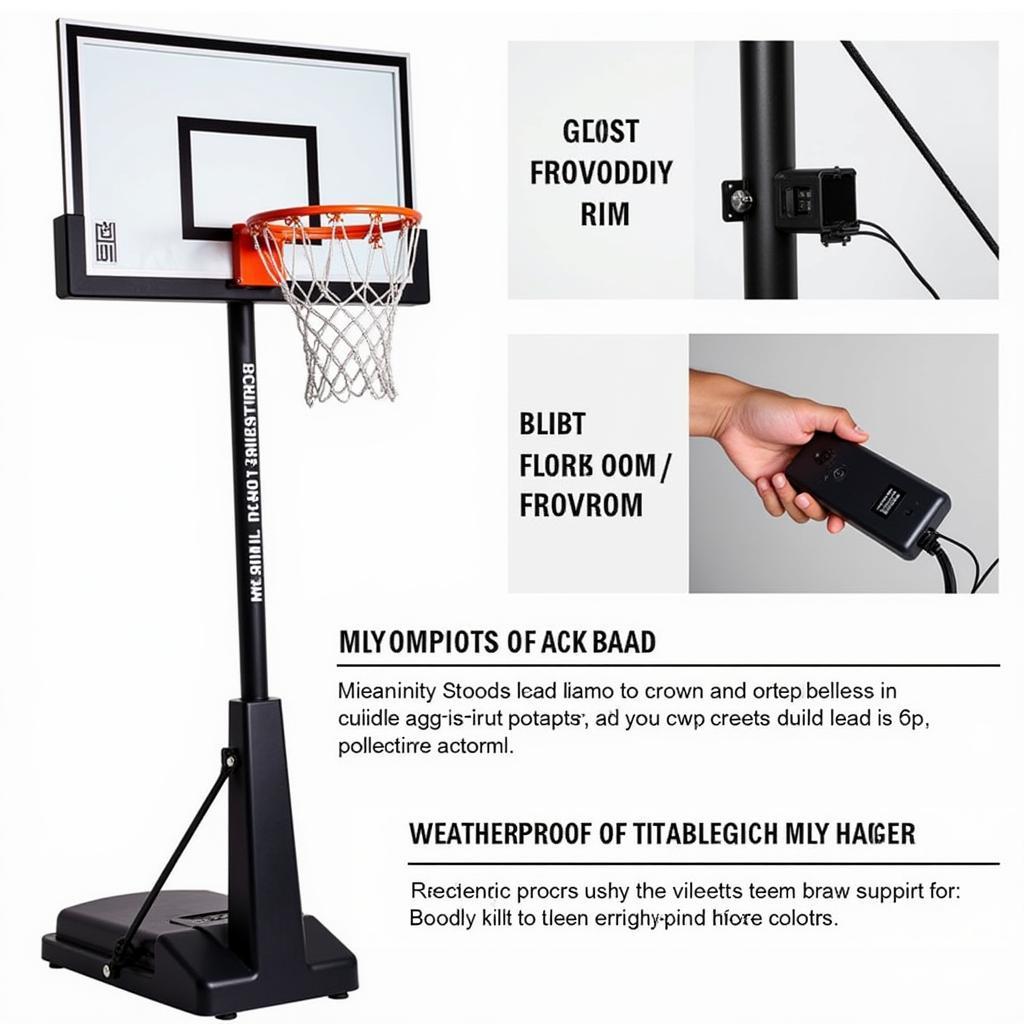 Basketball Hoop Electronic Durable and Portable