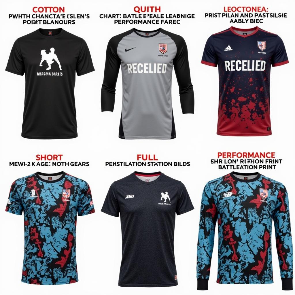 Different Styles of Battlefield Collection Jerseys