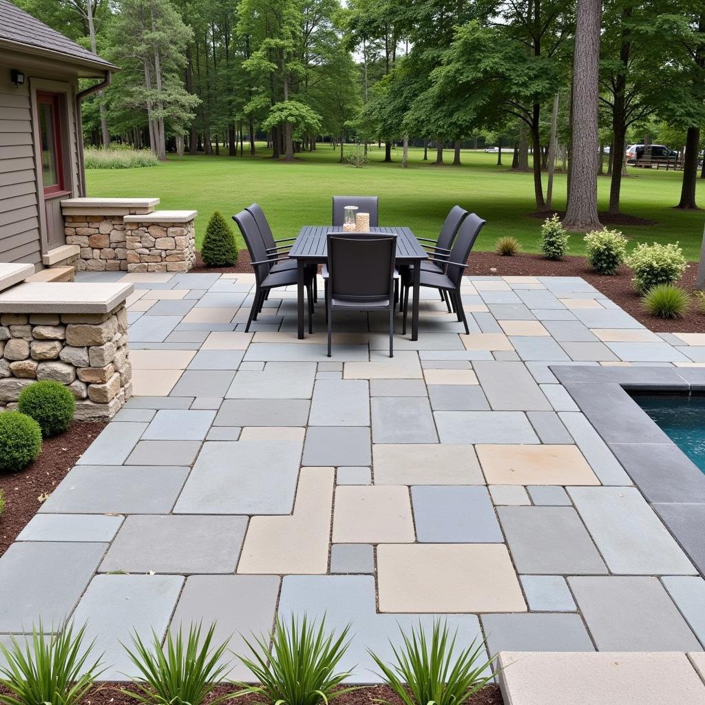 Belgard Poland Pavers in a Modern Patio Design