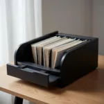 Black File Tray Desk Organizer