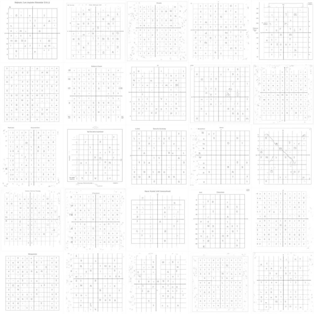 Collection of Black and White Logic Puzzles