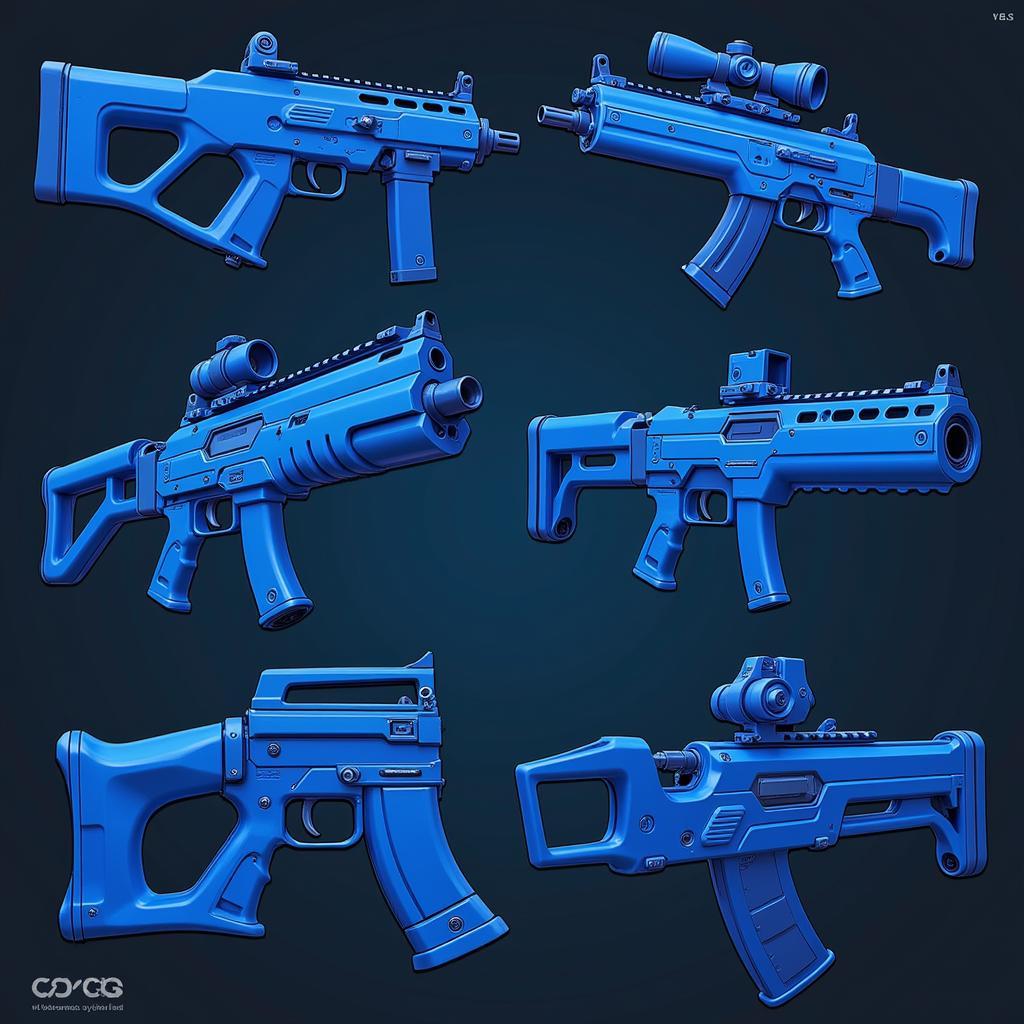 Blue Skins Across Different Gaming Platforms