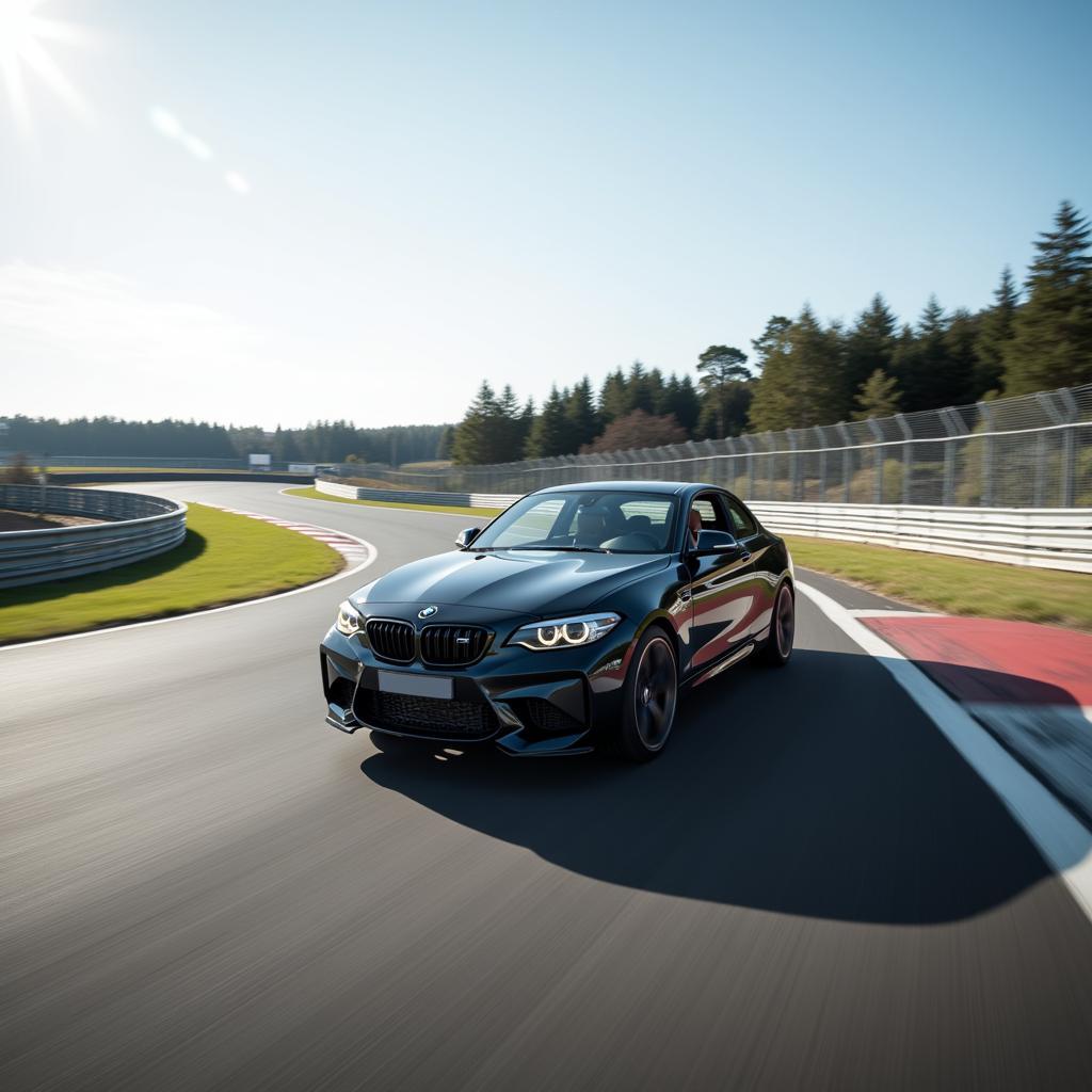 BMW on Track in Sport Plus Mode