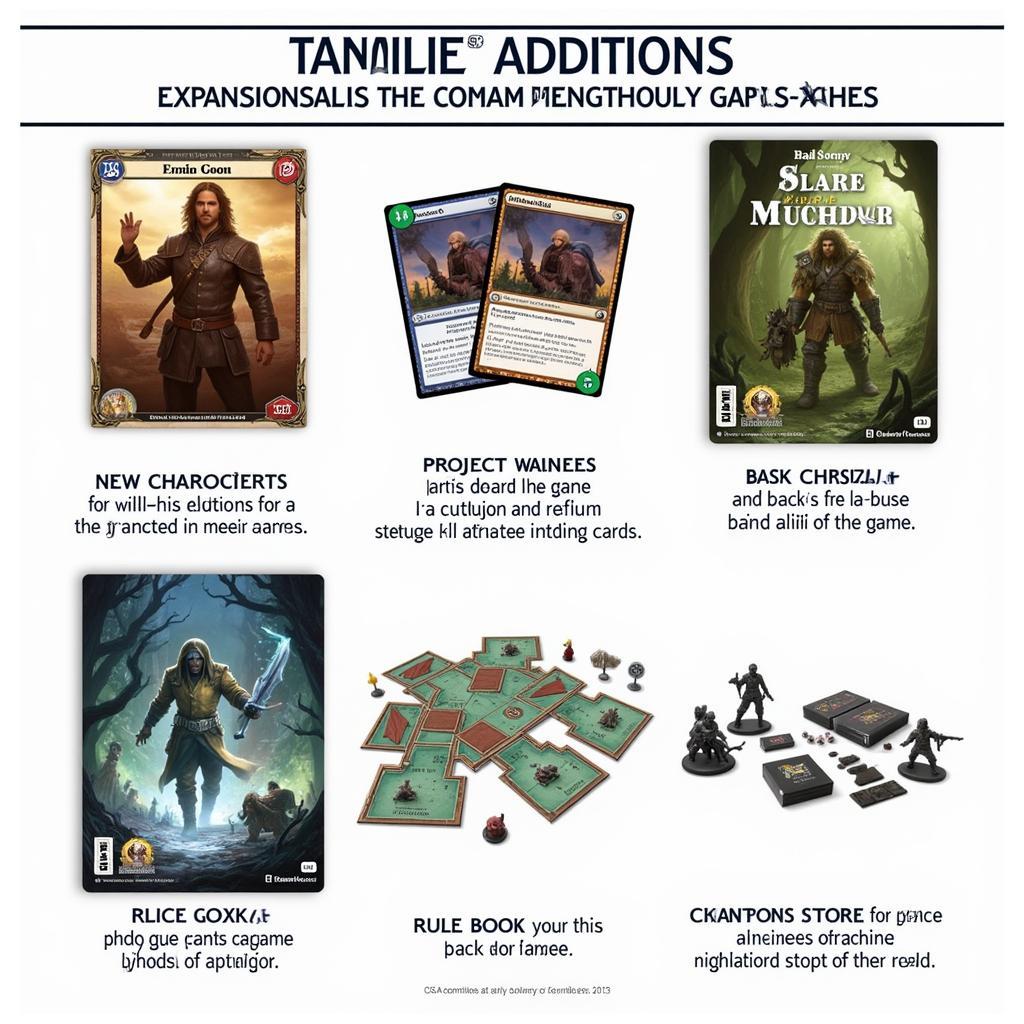 Board Game Expansion Pack Components