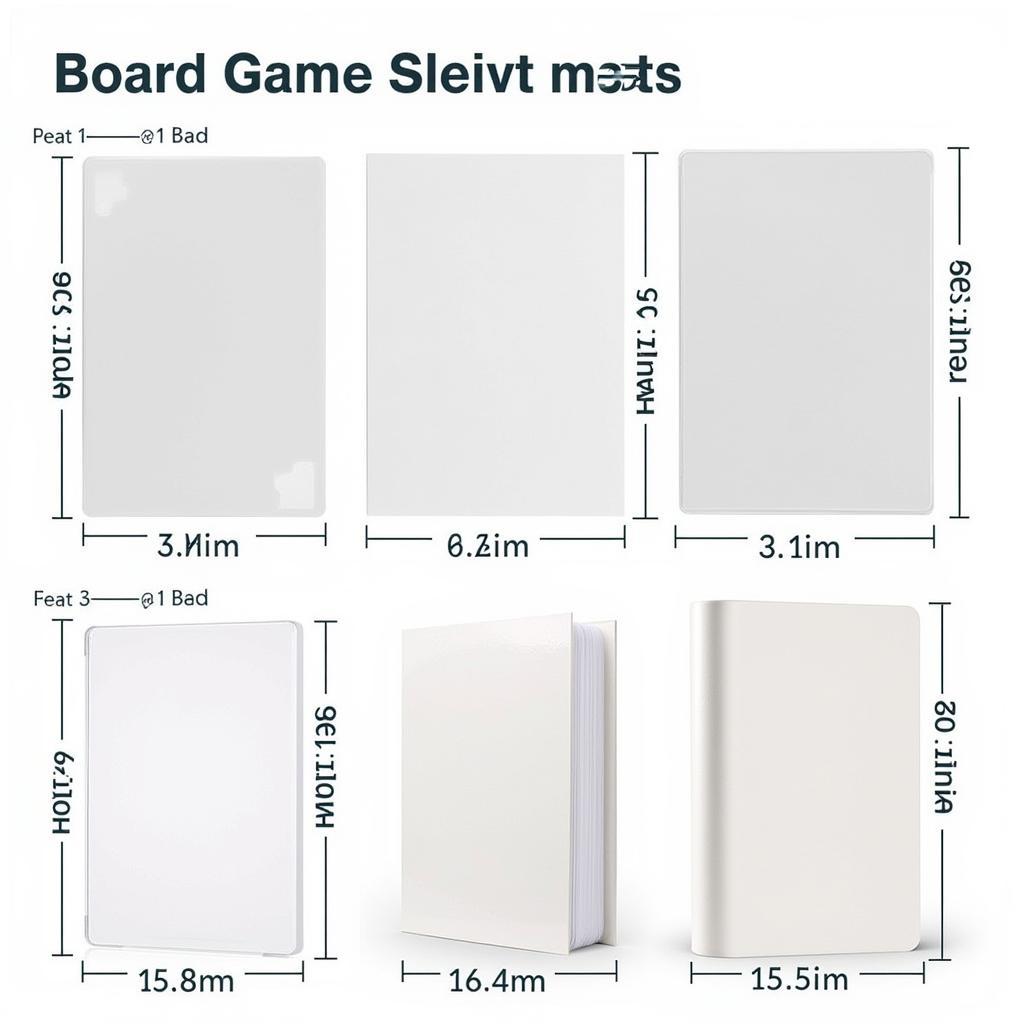 Variety of Board Game Sleeves