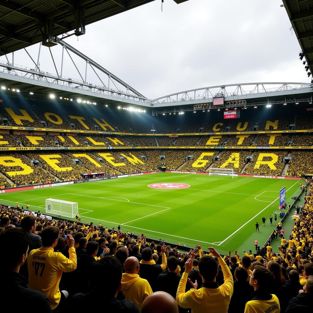 Borussia Dortmund's Yellow Wall: A Sea of Yellow and Black