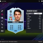 Brandon Vazquez in FIFA 23 Career Mode