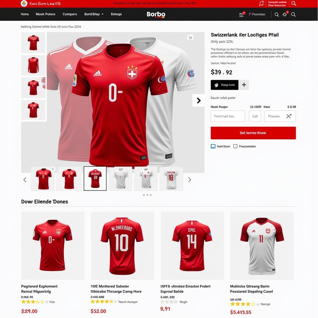 Purchasing the Switzerland Euro 2024 Jersey Online