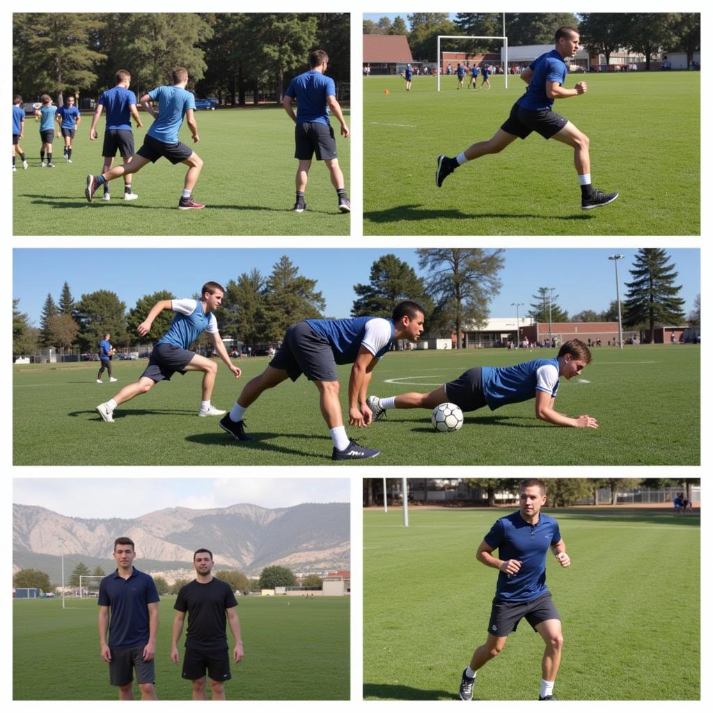 Cadets Engaging in Physical Training