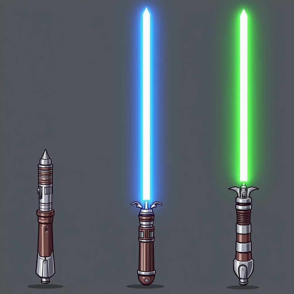 Evolution of Cal Kestis' Lightsaber