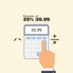 Calculating 25% Discount on 39.99