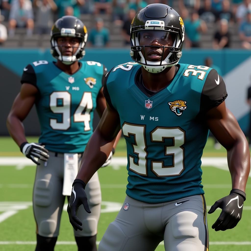 Calvin Ridley in Jaguars Uniform in Madden 24