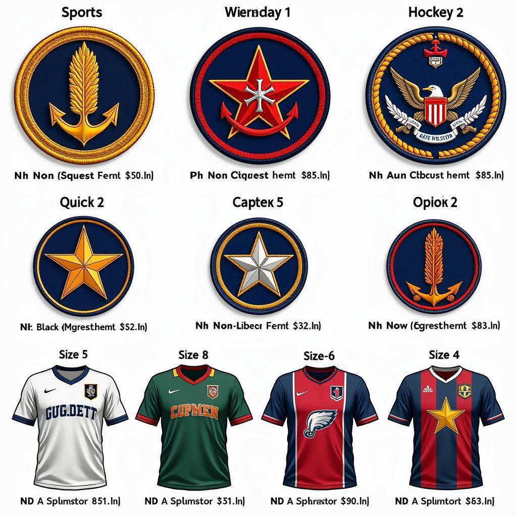 Captain Patch Variations Across Different Fields